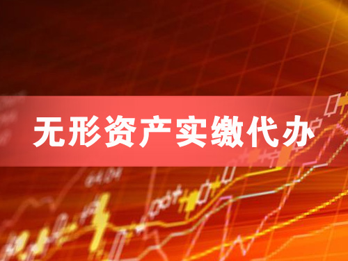 肇东无形资产实缴资本代办